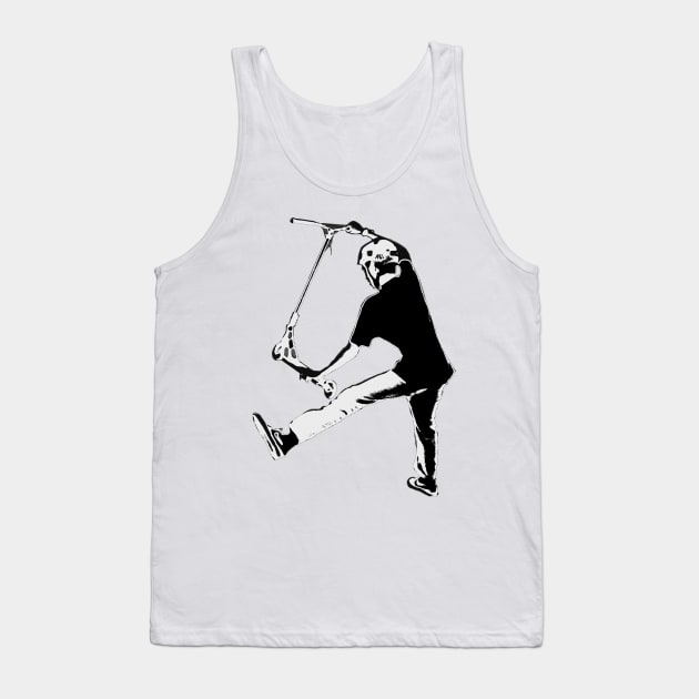 High Flying Scooter Boy - Stunt Scooter Tank Top by Highseller